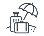 Unlimited Vacation Icon